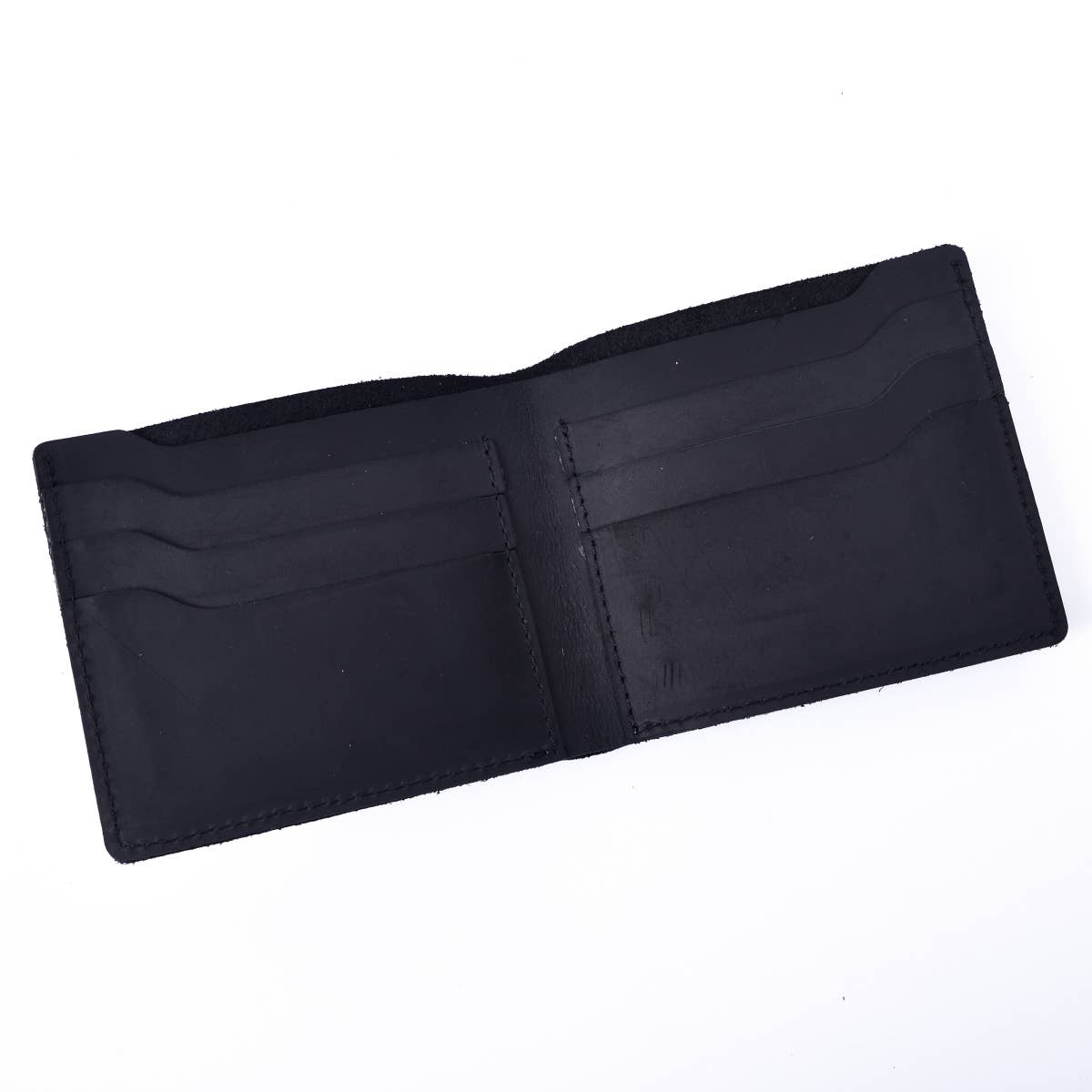 Leather Wallet,  Bifold Wallet, Handmade Wallet for Men: Brown
