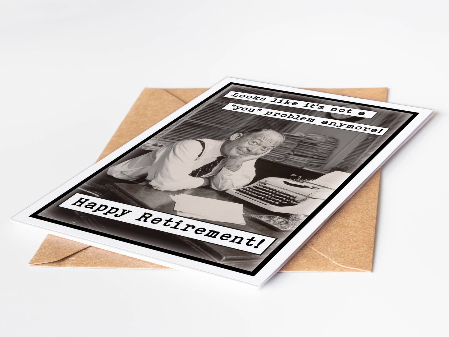 Funny Retirement Card, Retirement Gifts | Handmade in USA: No