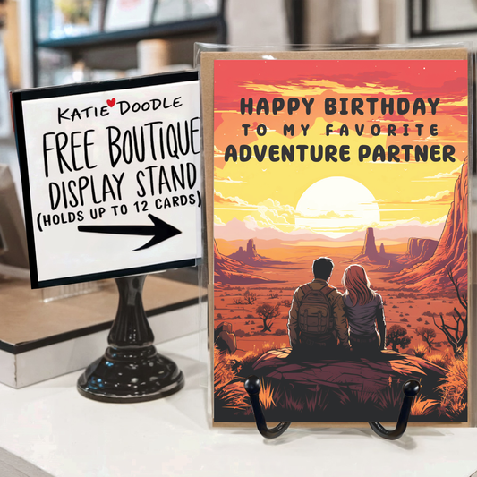 Boyfriend Birthday Cards | Greeting Cards with Display Stand: Yes