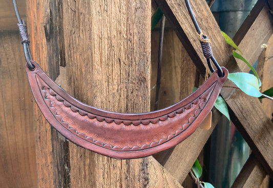Leather Necklace on Adjustable 18” Cord