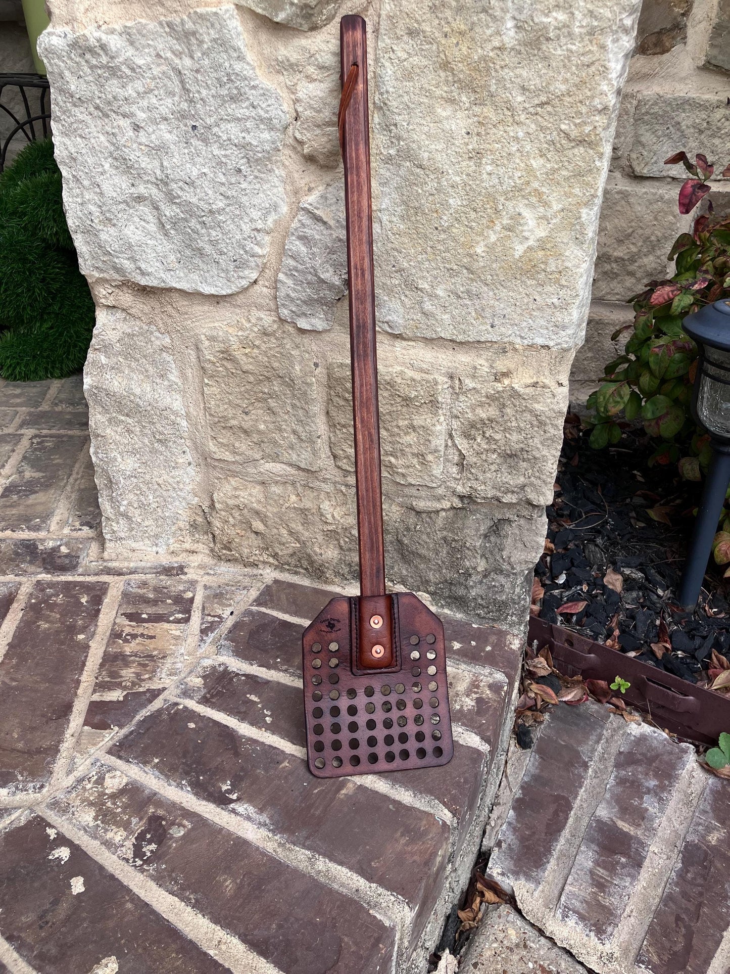 Leather Flyswatter Made in Texas