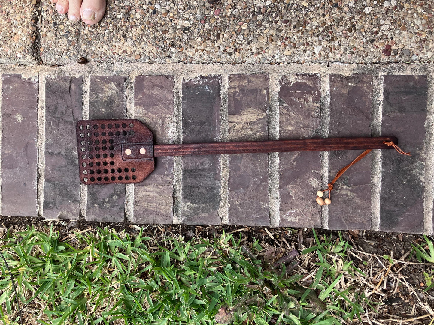 Leather Flyswatter Made in Texas