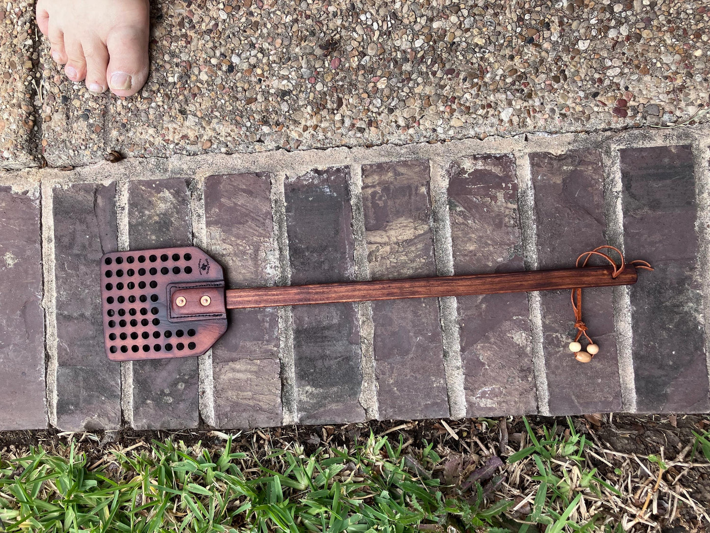 Leather Flyswatter Made in Texas