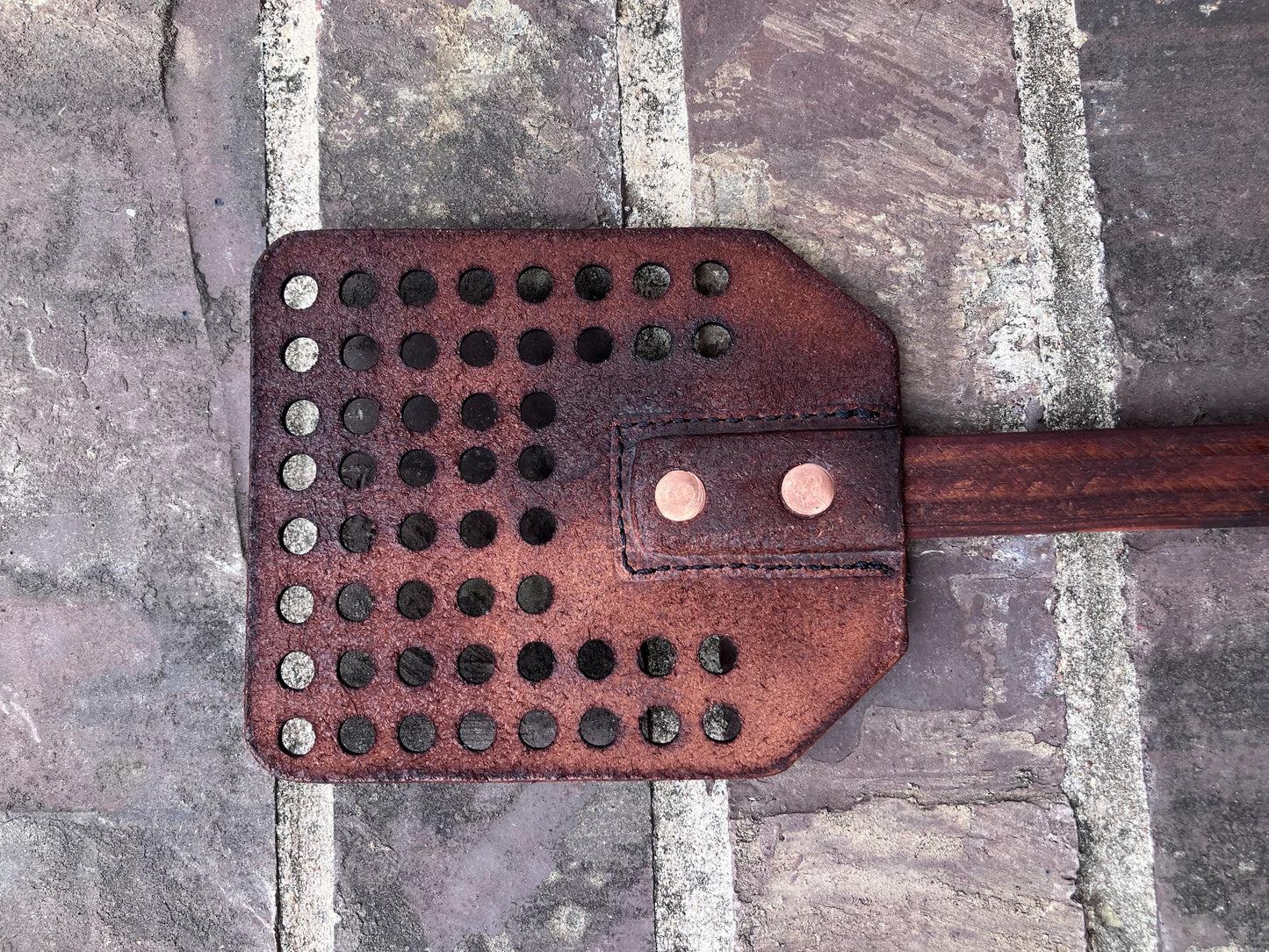 Leather Flyswatter Made in Texas