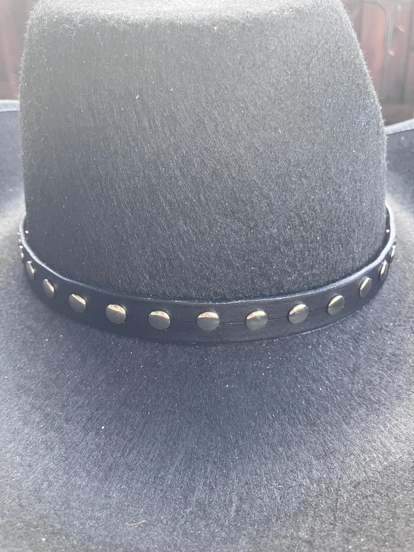 Hand crafted leather hatband