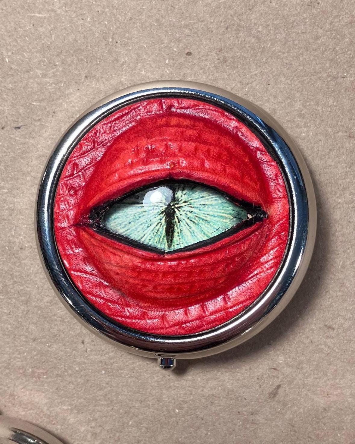 Pill Box Red Dragon Eye